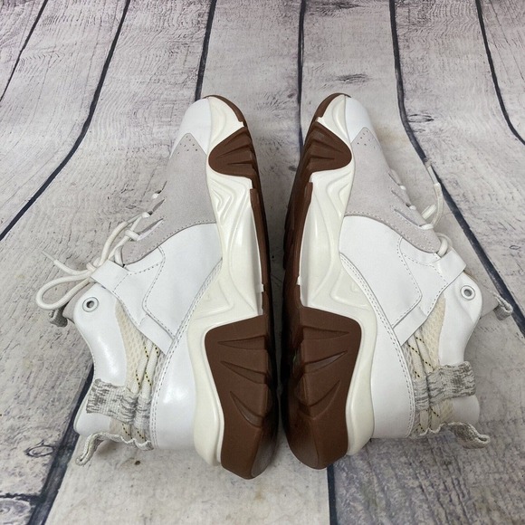 Versace Sneaker Mens Size‎ 8US 41EU Squalo Hiker White Leather Light Gray Medusa main image 10